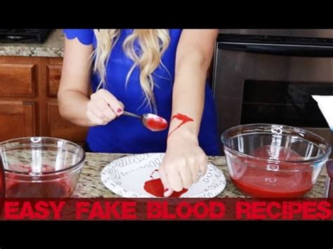 fake blood for clothes recipe|theatrical blood recipe.